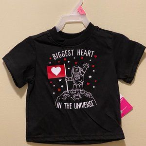 Biggest Heart In the Universe T-shirt 18M NWT
